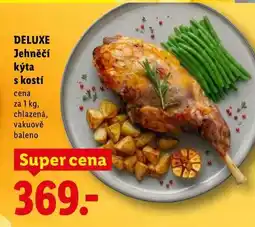 Lidl DELUXE Jehněčí kýta s kostí, cena za nabídka