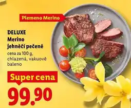 Lidl DELUXE Merino jehněčí pečeně, cena za nabídka