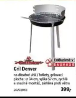 Bauhaus Gril Denver nabídka