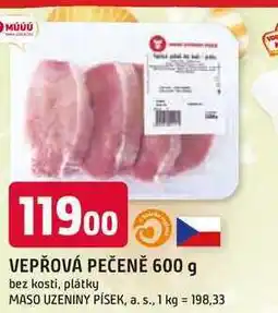 Trefa VEPŘOVÁ PEČENĚ 600 g bez kosti, plátky nabídka