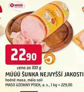 Trefa ŠUNKA NEJVYŠŠÍ JAKOSTI nabídka