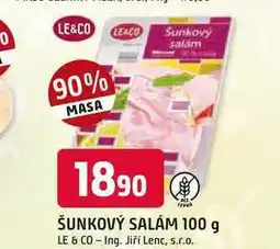 Trefa Le & Co Šunkový salám krájený nabídka