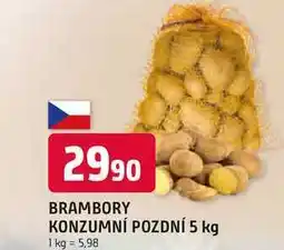 Trefa BRAMBORY KONZUMNÍ POZDNÍ nabídka