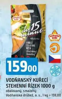 Trefa VODŇANSKÝ KUŘECÍ STEHENNÍ ŘÍZEK 1000 g obalovaný, smažený nabídka