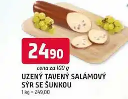 Trefa UZENÝ TAVENÝ SALÁMOVÝ SÝR SE ŠUNKOU nabídka