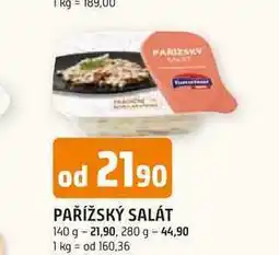 Trefa PAŘÍŽSKÝ SALÁT nabídka