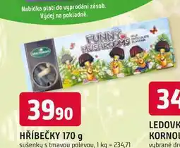 Trefa HŘÍBEČKY 170 g sušenky s tmavou polevou nabídka