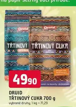 Trefa DRUID TŘTINOVÝ CUKR nabídka