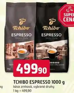 Trefa TCHIBO ESPRESSO 1000 g káva zrnková nabídka