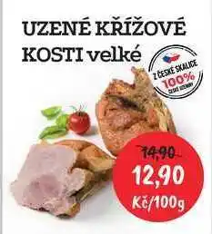 RABBIT řeznictví UZENÉ KŘÍŽOVÉ KOSTI velké nabídka