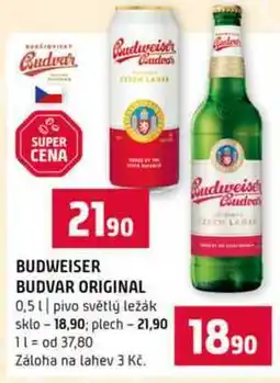 Terno BUDWEISER BUDVAR ORIGINAL nabídka