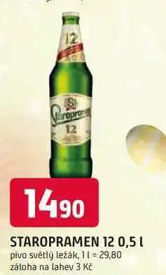 Trefa STAROPRAMEN 12 0,5l pivo světlý ležák nabídka
