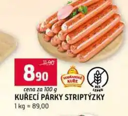 Terno KUŘECÍ PÁRKY STRIPTÝZKY nabídka