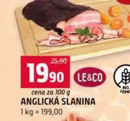 Terno ANGLICKÁ SLANINA nabídka