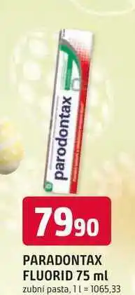 Trefa PARADONTAX FLUORID 75 ml zubní pasta nabídka