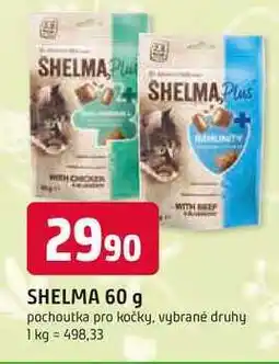 Trefa SHELMA 60 g pochoutka pro kočky, vybrané druhy nabídka