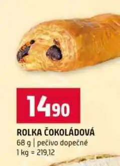 Terno ROLKA ČOKOLÁDOVÁ 68 g pečivo nabídka