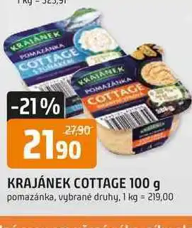 Trefa KRAJÁNEK COTTAGE 100 g pomazánka nabídka