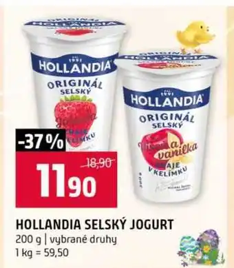 Terno HOLLANDIA SELSKÝ JOGURT 200 g vybrané druhy nabídka