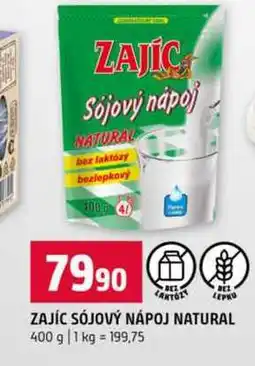 Terno ZAJÍC SÓJOVÝ NÁPOJ NATURAL nabídka