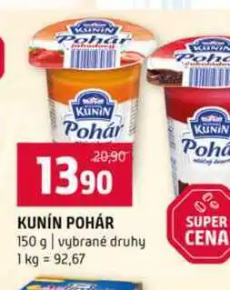 Terno KUNÍN POHÁR 150 g vybrané druhy nabídka