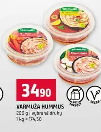 Terno VARMUŽA HUMMUS 200 g vybrané druhy nabídka