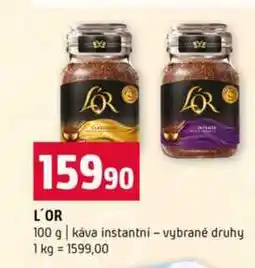 Terno L'OR 100 g káva instantní vybrané druhy nabídka