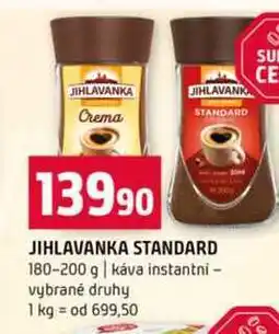 Terno JIHLAVANKA STANDARD 180-200 g káva instantni vybrané druhy nabídka