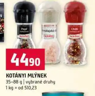 Terno KOTÁNYI MLÝNEK 35-88 g vybrané druhy nabídka
