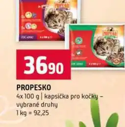 Terno PROPESKO 4x 100 g kapsička pro kočky vybrané druhy nabídka