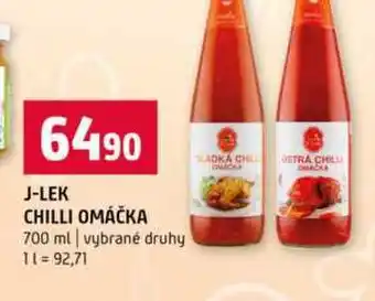 Terno J-LEK CHILLI OMÁČKA 700 ml vybrané druhy nabídka