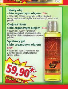 Norma Tělový olej s bio arganovým olejem nabídka