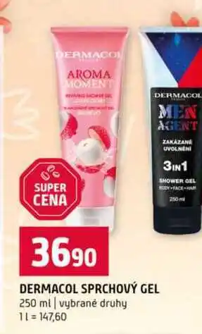 Terno DERMACOL SPRCHOVÝ GEL 250 ml vybrané druhy nabídka