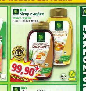 Norma Bio sirup z agáve nabídka