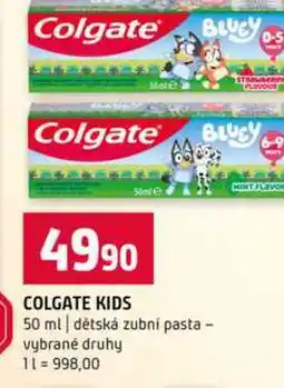 Terno COLGATE KIDS 50 ml dětská zubní pasta vybrané druhy nabídka