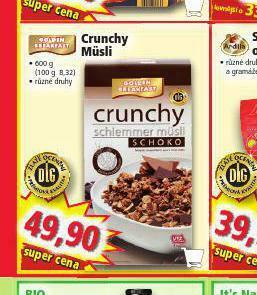 Norma Crunchy müsli nabídka
