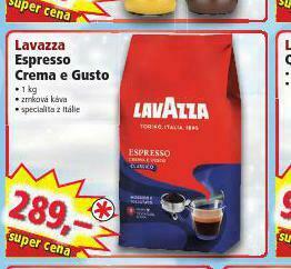Norma Lavazza espresso créma e gusto nabídka