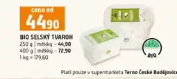 Terno BIO SELSKÝ TVAROH 250 g měkký nabídka