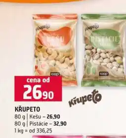 Terno KŘUPETO 80 g Kešu 80 g Pistácie nabídka