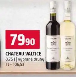 Terno CHATEAU VALTICE 0,75l vybrané druhy nabídka