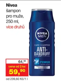 Ráj drogerie Nivea šampon pro muže nabídka
