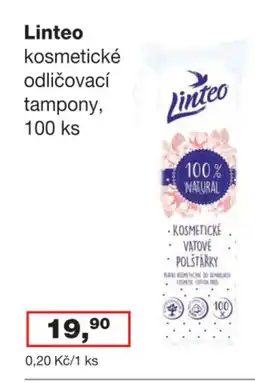 Ráj drogerie Linteo kosmetické odličovací tampony nabídka