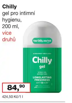 Ráj drogerie Chilly gel pro intimní hygienu nabídka