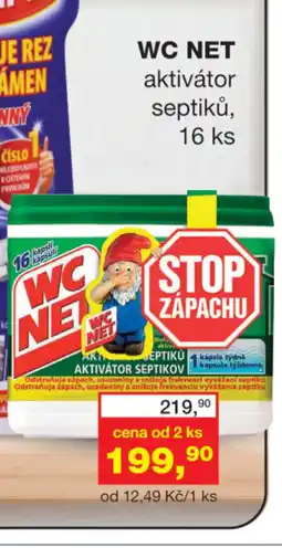 Ráj drogerie WC Net aktivátor septiků nabídka