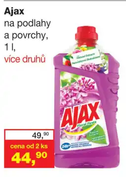 Ráj drogerie AJAX na podlahy a povrchy nabídka