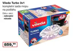Ráj drogerie Vileda Turbo 3v1 nabídka