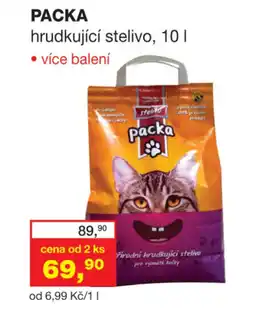 Ráj drogerie PACKA hrudkující stelivo nabídka