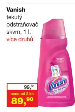 Ráj drogerie Vanish nabídka