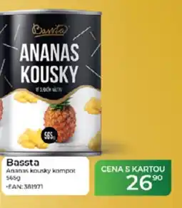Tamda Foods Bassta Ananas kousky kompot nabídka