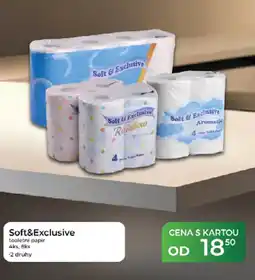 Tamda Foods Soft&Exclusive toaletní papír nabídka